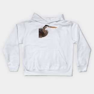 Blue heron Kids Hoodie